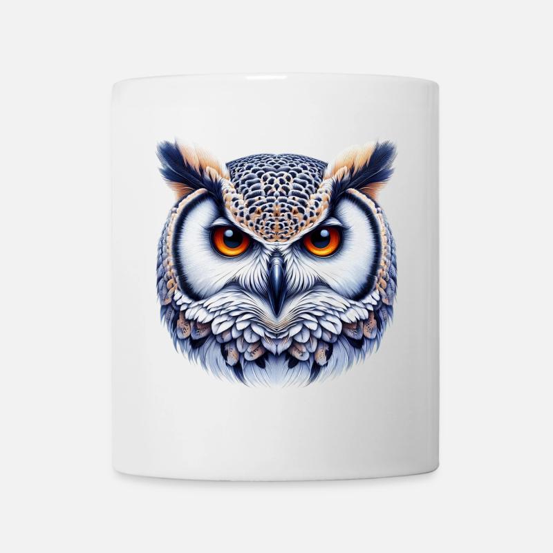 Eule - Tasse - Weiß