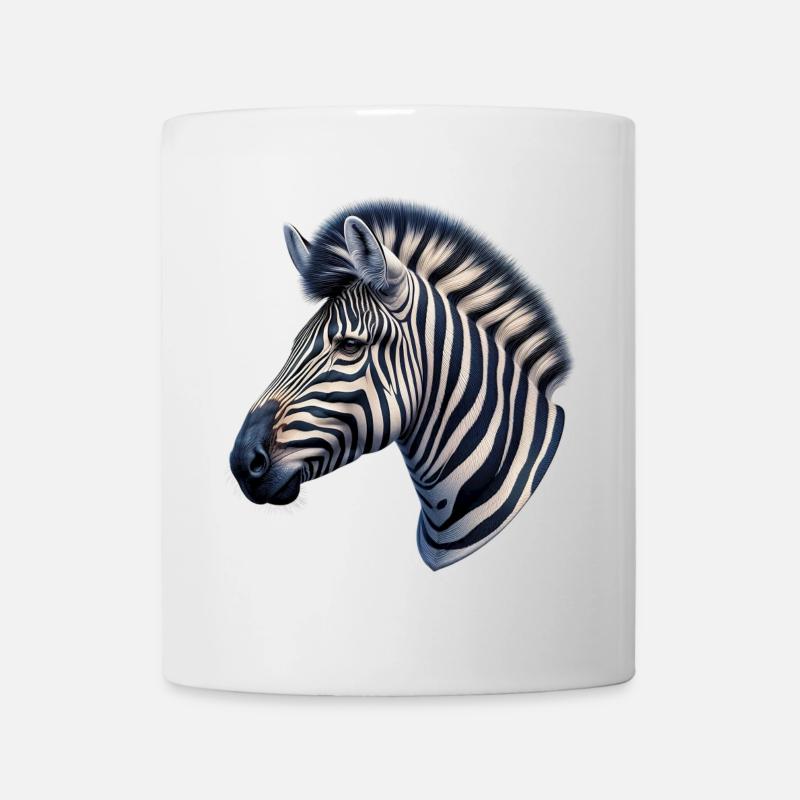 Zebra - Tasse - Weiß