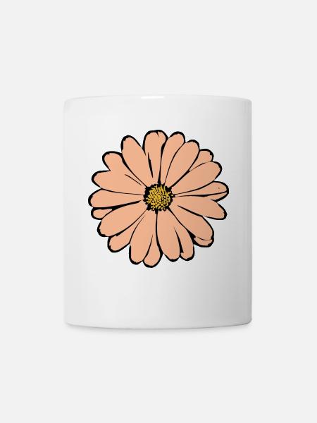 Fleur Pastel Fleurs Fleurs Pastel - Mug blanc - blanc