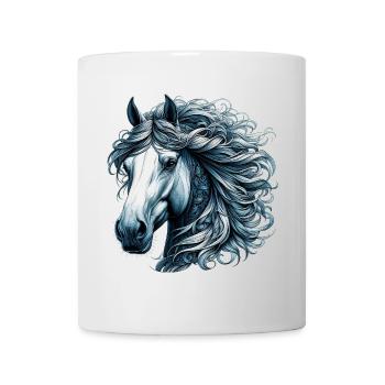 Cheval - Mug blanc - blanc - Devant