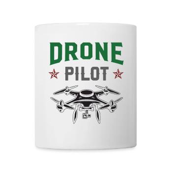 Drohnen-Pilot - Tasse - Weiß - Vorne
