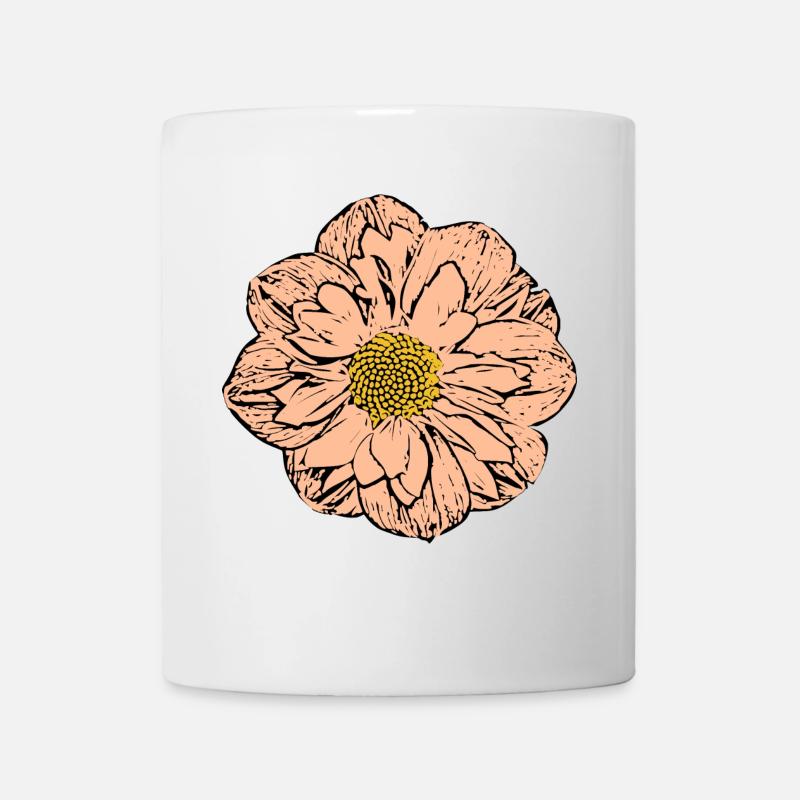 Blume pastell Blume Blumen pastell Blumen - Tasse - Weiß