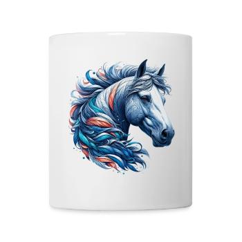 Cheval - Mug blanc - blanc - Devant