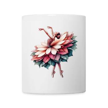 Ballet dancer with tutu - Mug - white - Front
