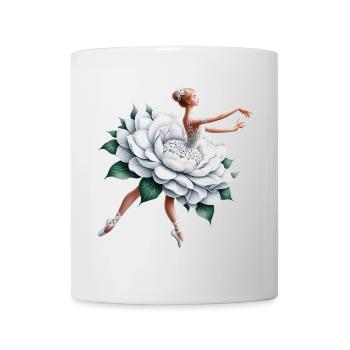 Ballet dancer with tutu - Mug - white - Front