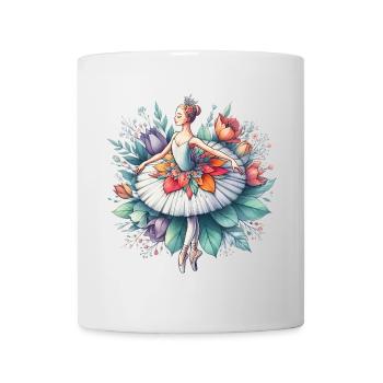 Ballet dancer with tutu - Mug - white - Front
