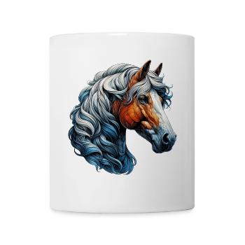 Pferd - Tasse - Weiß - Vorne