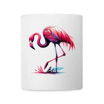 Flamant - Mug blanc - blanc - Devant