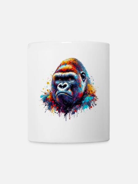 Gorille - Mug blanc - blanc