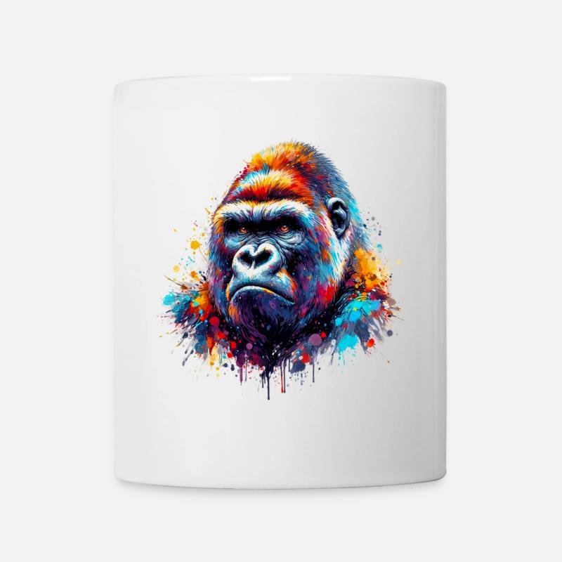 Gorille - Mug blanc - blanc