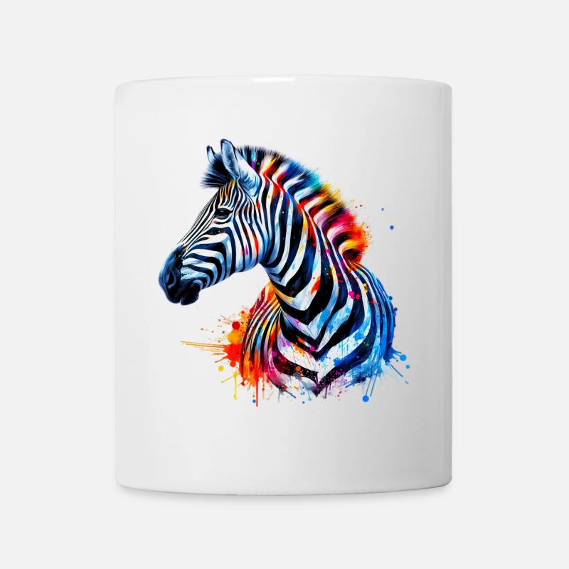 Zebra - Tasse - Weiß