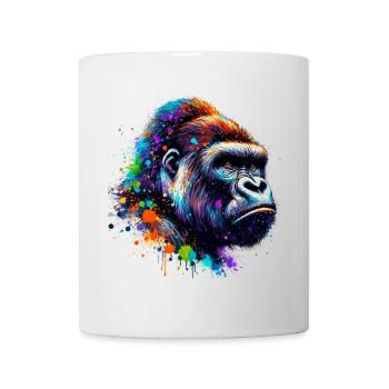 Gorille - Mug blanc - blanc - Devant