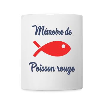 POISSON. MEMOIRE. SARDINE. POISSON D'AVRIL. MER - Mug blanc - blanc - Devant