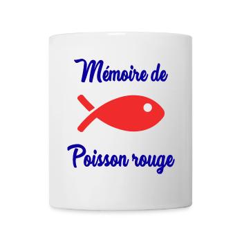 MEMOIRE DE POISSON ROUGE - Mug blanc - blanc - Devant