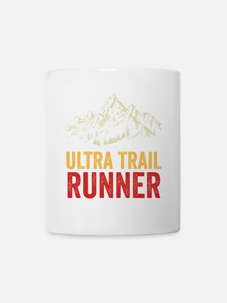 UltraTrail-Läufer - Tasse - Weiß