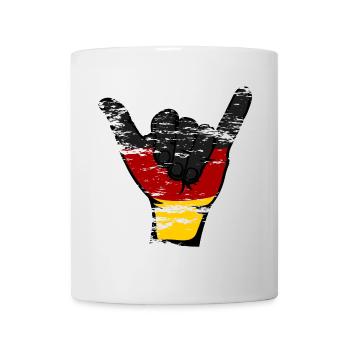 Germany Flag Surfing Symbol Used - Mug - white - Front