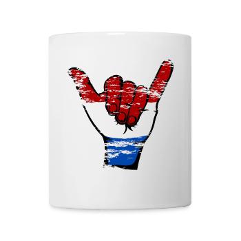Holland Flag Surfing Symbol used - Mug - white - Front