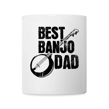 Papa joueur de banjo - Mug blanc - blanc - Devant