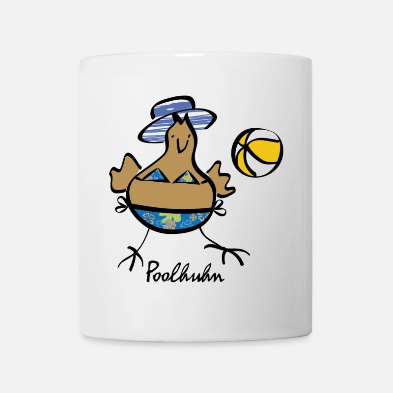 RIKELS Pool Chicken with Ball 2026 - Mug - white