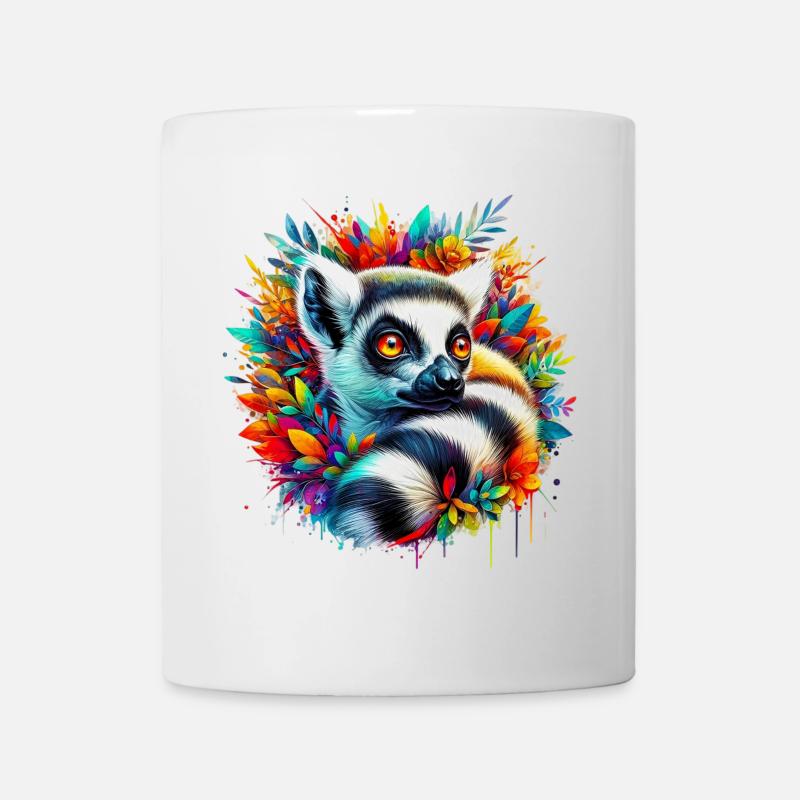 Lémurien - Mug blanc - blanc