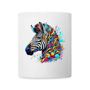 Zebra - Tasse - Weiß - Vorne