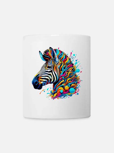 Zebra - Tasse - Weiß