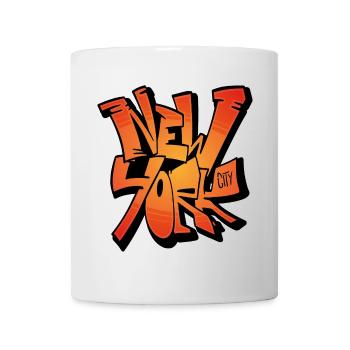 Graffiti de la ville de New York - Mug blanc - blanc - Devant