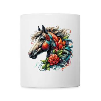 Cheval - Mug blanc - blanc - Devant
