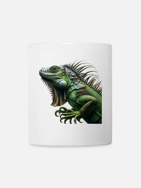 Leguan - Tasse - Weiß