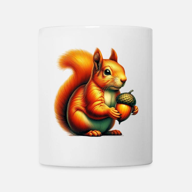 Eichhörnchen - Tasse - Weiß
