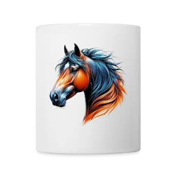 Cheval - Mug blanc - blanc - Devant