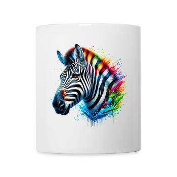 Zebra - Tasse - Weiß - Vorne