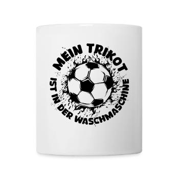 Football, drôles de dictons, mon maillot au lavage - Mug blanc - blanc - Devant