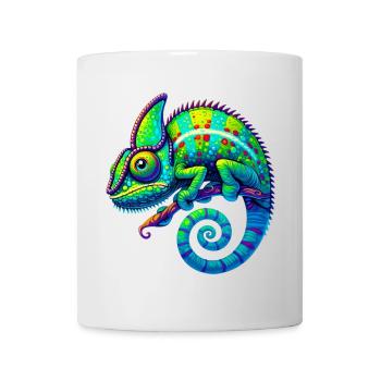 Caméléon - Mug blanc - blanc - Devant