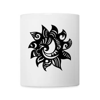 Seltsame schwarze Sonne - Tasse - Weiß - Vorne
