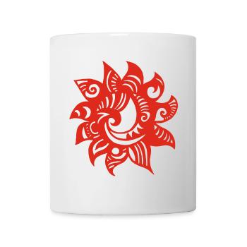 Strange red sun - Mug - white - Front
