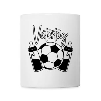 Vatertag Fußball - Tasse - Weiß - Vorne