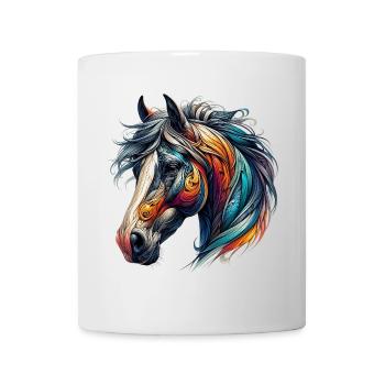 Cheval - Mug blanc - blanc - Devant