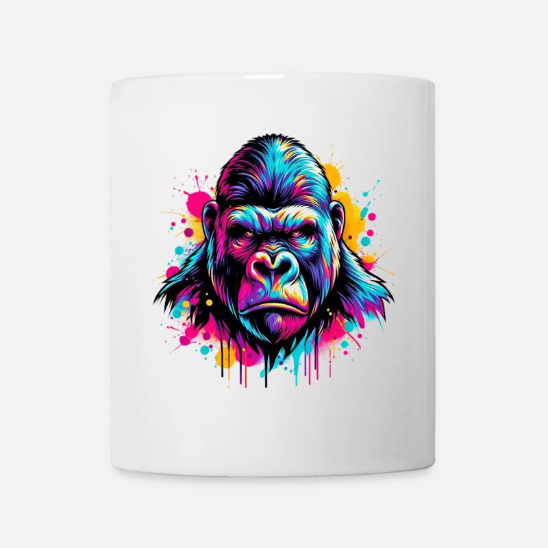 Gorilla - Tasse - Weiß