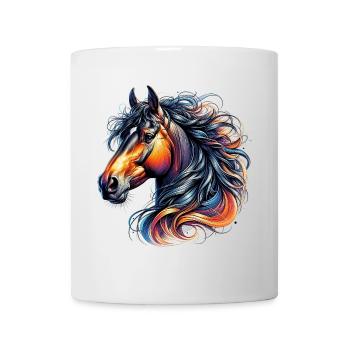 Cheval - Mug blanc - blanc - Devant
