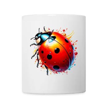 Marienkäfer - Tasse - Weiß - Vorne