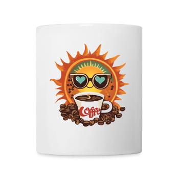 Sun Coffee Vintage-Stil und Leidenschaft - Tasse - Weiß - Vorne