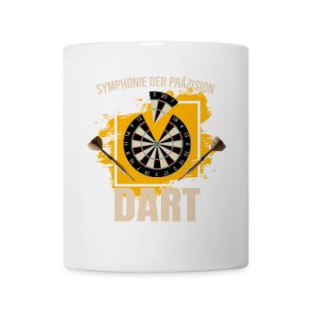 Symphonie der Präzision - Dart - Tasse - Weiß - Vorne