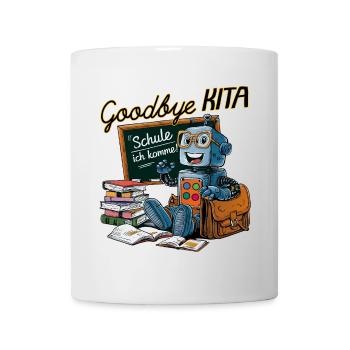 Einschulung Roboter erster Schultag - Tasse - Weiß - Vorne