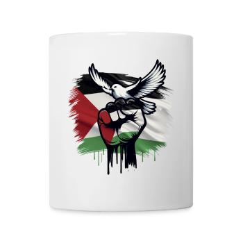 Palestine Colombe de la Paix Rafah Gaza - Mug blanc - blanc - Devant
