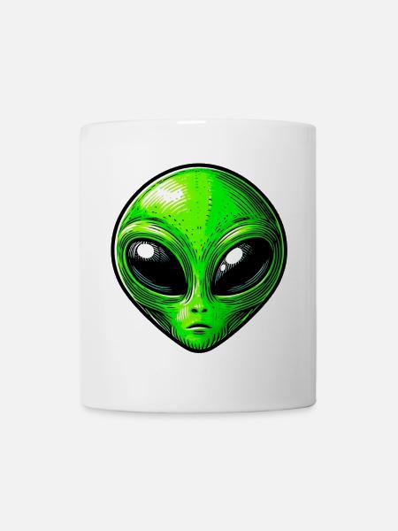 Alien extraterrestre martien - Mug blanc - blanc