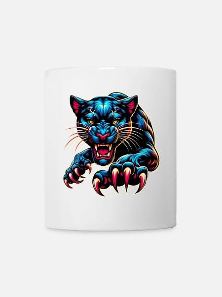 Panther - Tasse - Weiß