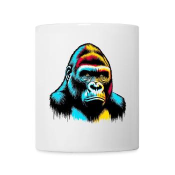 Gorille - Mug blanc - blanc - Devant