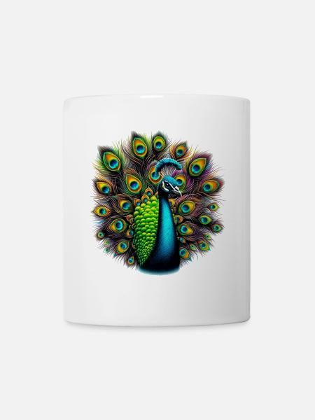 Peacock - Mug - white