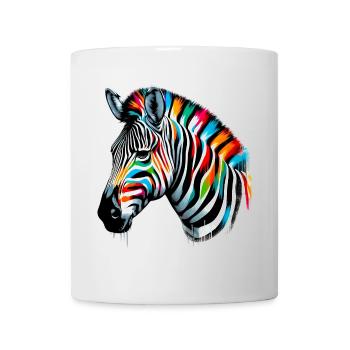 Zebra - Tasse - Weiß - Vorne